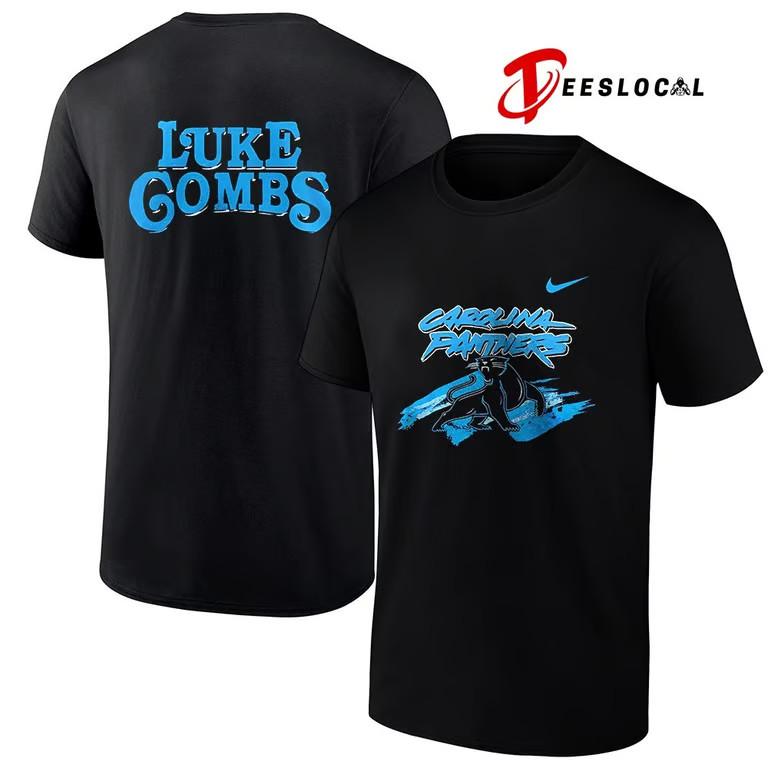 Luke Combs x Carolina Panthers 2025 logo shirt Unisex T-Shirt XXL