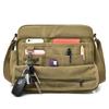 Nieuwe Retro Canvas Tas Herentas Schoudertas Heren Casual Tas Messenger Bag
