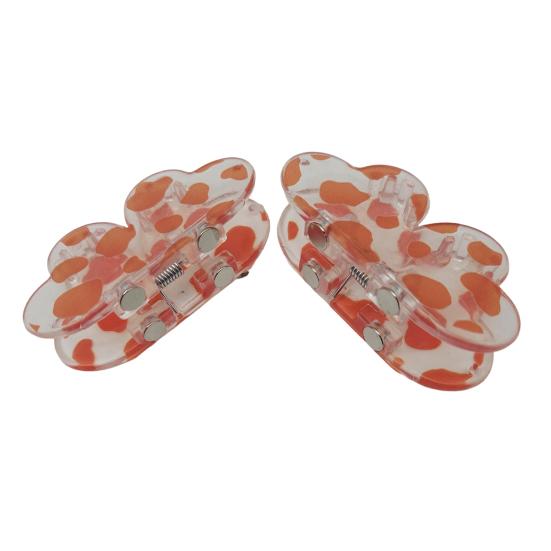 Magnetic Hair Claw Four Leaf Clover Shape Hair Clip No Slip Strong Hold Hair Claw Voluminous Style Hair Accessory