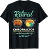 Vintage Chiropractor Retirement Tee Shirts Gift Unisex TShirt Unisex T-Shirt