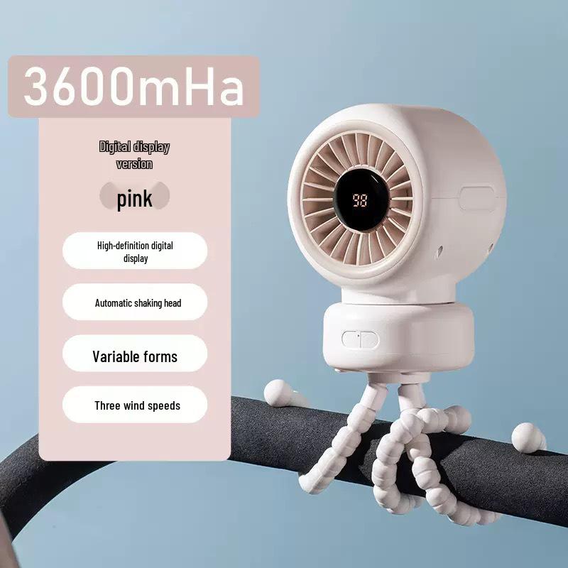 Octopus USB Portable Stroller & Desktop Fan 3600mAh