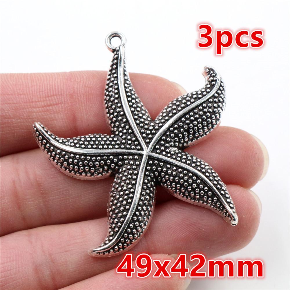2-5pcs Cat Starfish Wing Elephant Bow Big Charms Pedant Alloy Metal DIY Jewelry Making Accessories For Keychains Necklace