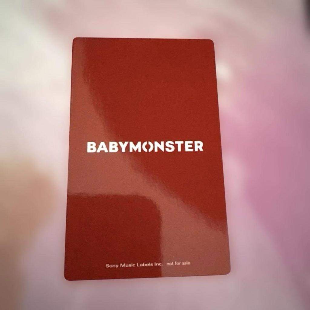 [USED] BABYMONSTER Tower Records Bonus Trading Card Ahyun Babymon
