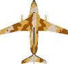 PLATZ 1/144 JASDF C-1 Transport Aircraft, 2nd Air Transport Wing, 50th Anniversary Painting, Brown Camouflage, Resin Kit, PC-9