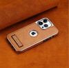 "Premium Leather Anti-fall Case for S24 Ultra 16 Pro Max, iPhone 16 Pro, Mate 60 with Stand"
