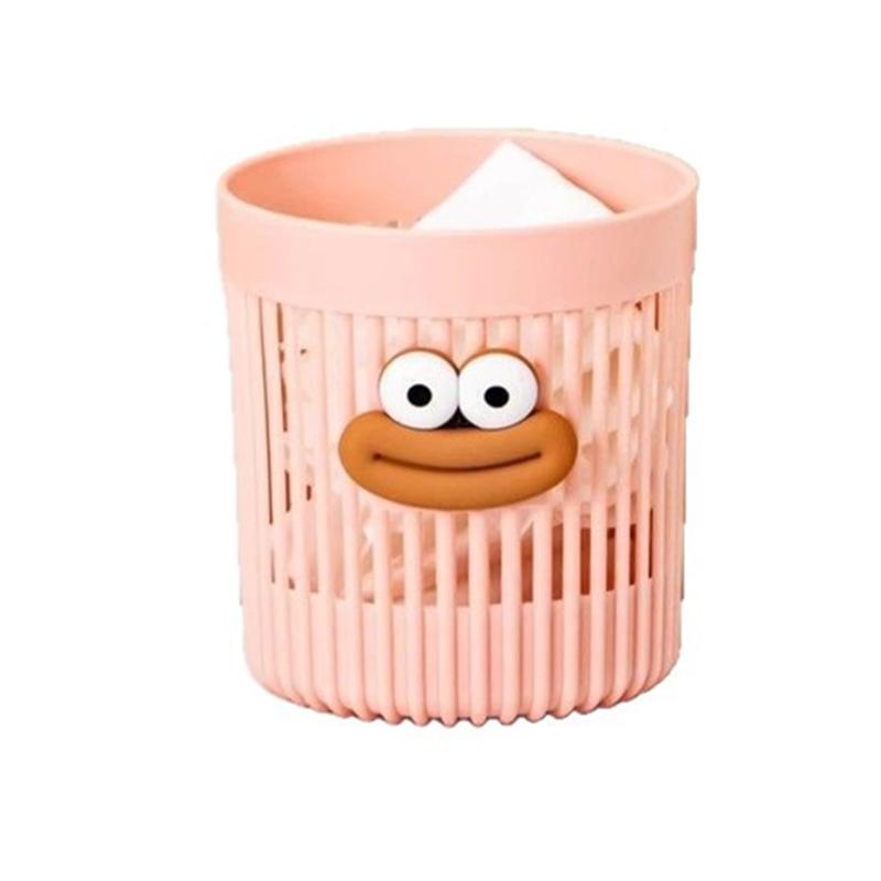 Cartoon Big Mouth Nail Brush Storage Box Makeup Brush Storage Bucket Nail Art Brushes Rack Pen Container Brush Organizer
