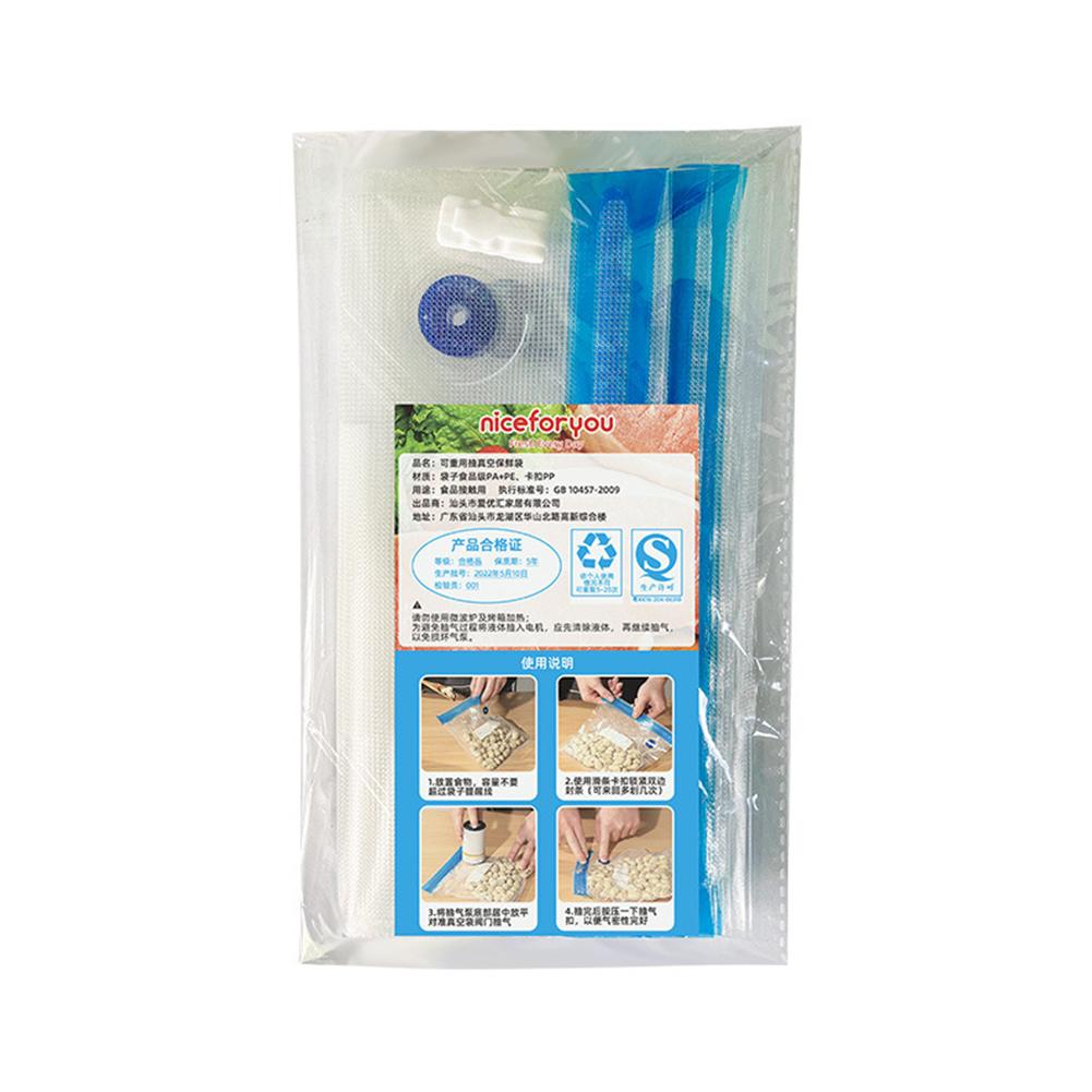 

Vacuum Seal Bags Food Storage Bag Electric Vaccum Pump Set Household Upgrade Rechargeable With Hand Pump Sealing