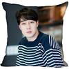 New So Ji Sub KPOP Boy Pillow Cover Bedroom Home Decorative Pillowcase Square Zipper Pillow Cases Satin Soft No Fade 0824