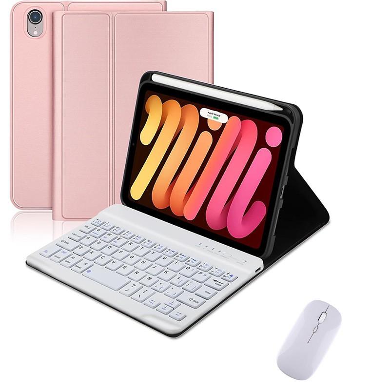 Detachable Wireless Bluetooth Keyboard Case With Stylus Slot IPad Mini 7 8.3 Inch TPU Protective Cover
