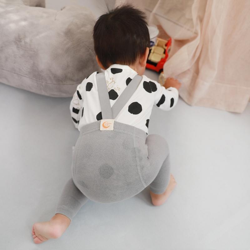 Toddler Leggings Knitted Combed Cotton Suspenders Pantyhose Baby Nine Pants Stretchy Tights Pants Breathable Stockings