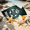 Custom Name Personalized Club Santos Laguna Print Beach Towel, for Trip Camping Beach Party Home Decor, Birthday Gift for Family & Friends