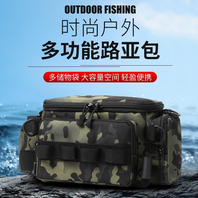 Multi-Functional Fishing Waist Pack Lightweight Single Shoulder Bag Outdoor Angling Gear Storage