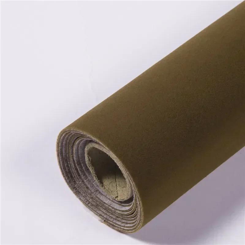 45/90*145cm 1.2mm Thick Self-adhesive Velvet Fabric Automotive Interior Furniture Decoration Scratch Resistant Plush Fabrics