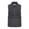 SoulCal Mens Quilted Fleece Mock Neck Gilet