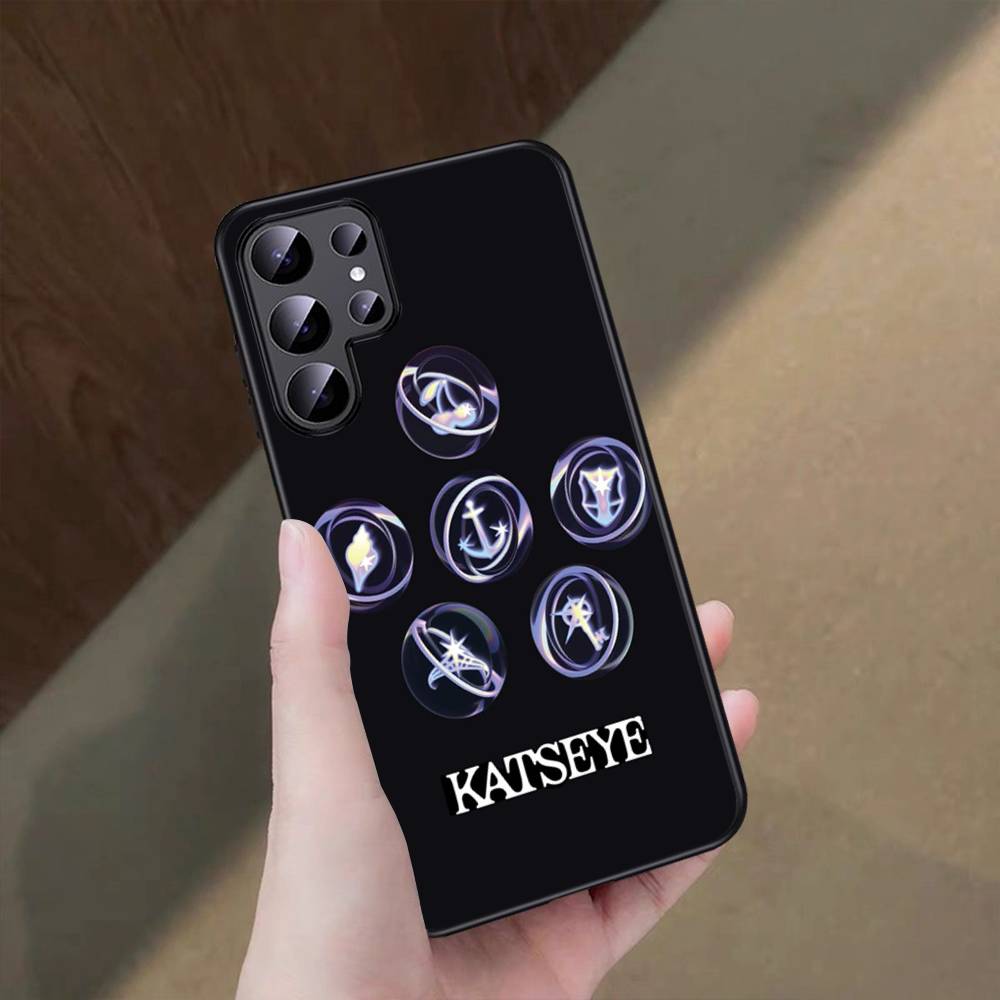 Korea Kpop Band K-katseye Anime Phone Case For Samsung S 9 10 20 21 22 23 30 23 24 Plus Lite Ultra FE S10lite Funda