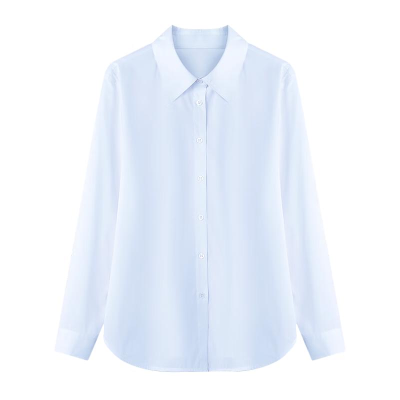 Women s Solid Color Lapel Shirt
