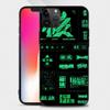 Cyber Style Punks Black Phone Case Iphone15 14 13 12 11 Pro Max Mini X 7 8 Soft Case