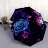 1pc Enchanted Night Garden Umbrella with Plastic Handle, Suitable for All Seasons Outdoor PT384