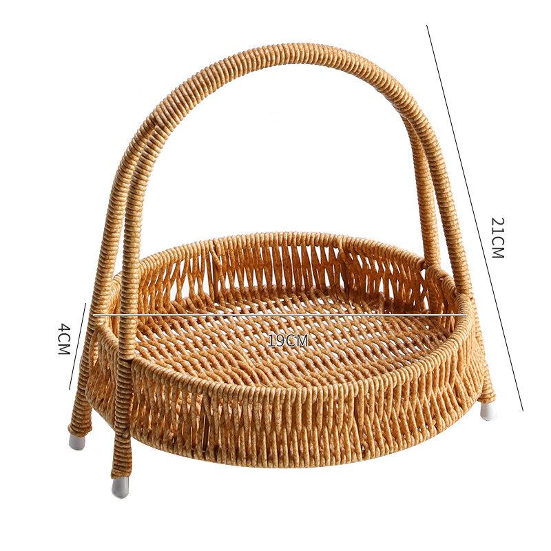 Bamboo Fruit & Tea Serving Basket