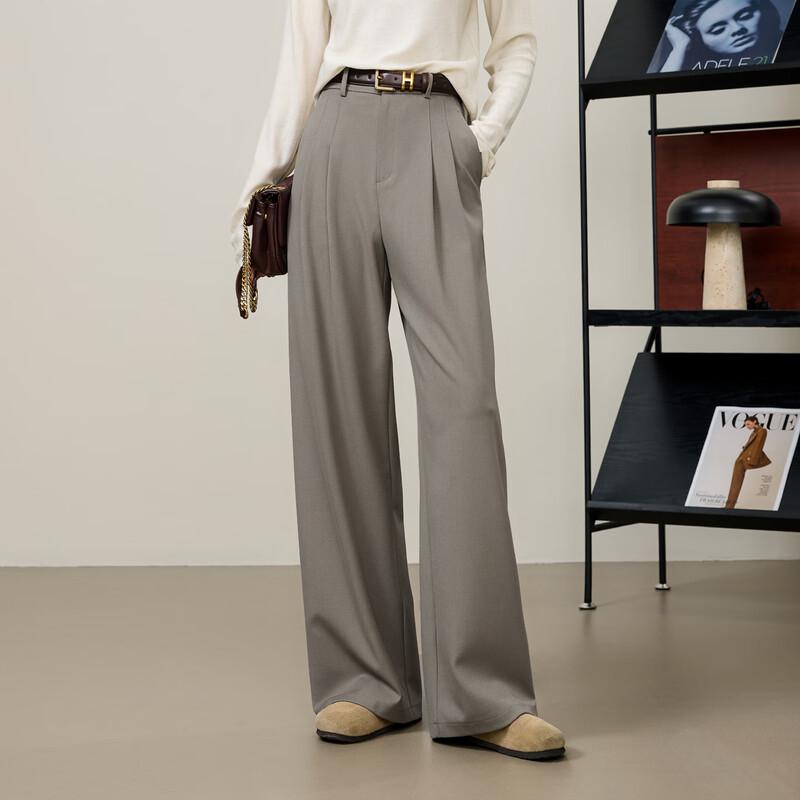 Women's Lyocell Acetate Wide-Leg Suit Pants