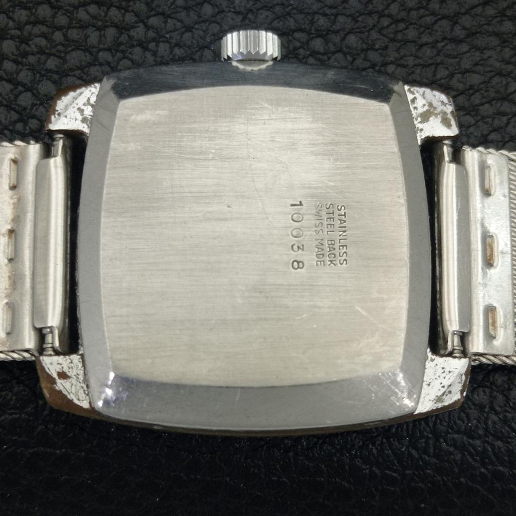 ART DECO VINTAGE TITONI AIRMASTER TITOFLEX WINDING SWISS MENS WATCH a703231-1 R213a-a703231