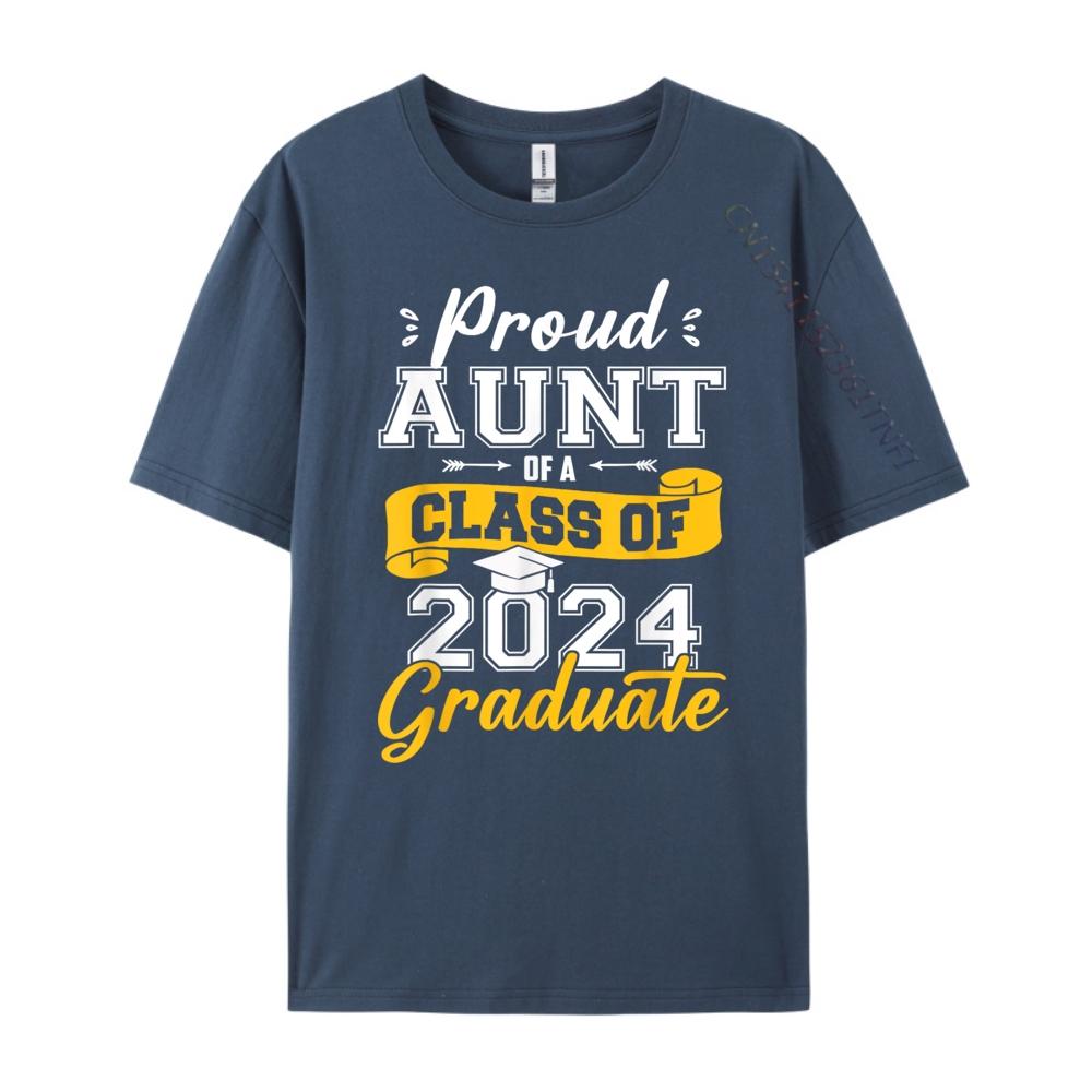 Graduation Proud Aunt Of A Class Of 2025 Graduate Free Shippping Clothes Fall Luxury TShirt Big And Tall New Years Eve