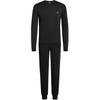FW24 Solid Logo Crew Neck Long Sleeve Cuffed Casual Sports Suit Men Suits Black 112102-CS590-00020