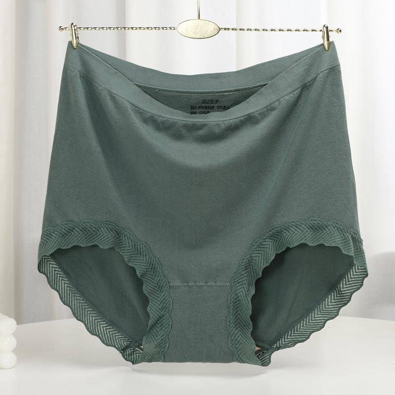 Seamless Panties High Waist Women's Briefs for Weight 100kg Large Size Underpants Solid Color Boyshorts
