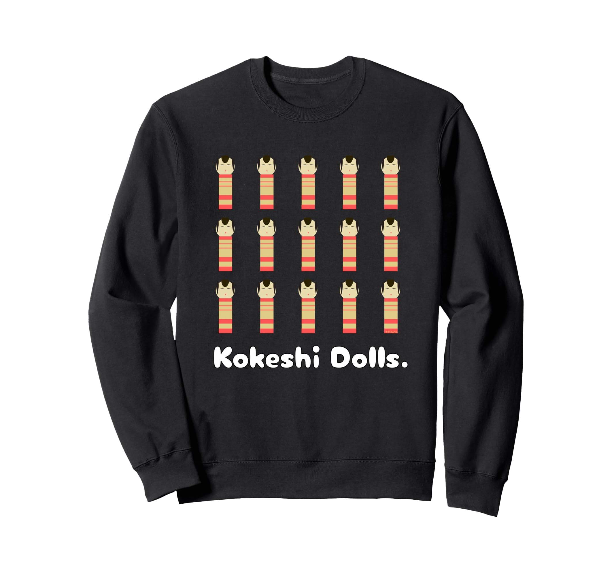 

Kokeshi Kokeshi and Showa retro Dolls. dolls, kimonos, Meiji, Taisho, eras, souvenirs, sweatshirts. чёрный