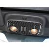 Bright Carbon Fiber Car Inner Reading Light Frame Cover For Ford Mustang 05-08