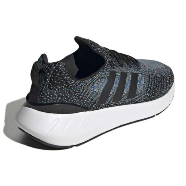 Adidas Swift Run 22 Black Orange Rush Unisex Sneakers Core-Black GZ3508