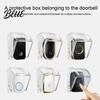 Wireless Doorbell Housing Weatherproof Cover Transparent Rain Shield for Home Security Accessory Outdoor Waterproof Protective Case Wall Mounted