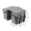 Bags & Panniers Bike Back Pannier Bicycle Rear Seat Bag Grey