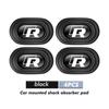 For Volkswagen VW Car Logo Door Shock Pad Silicone Anti-Collision Sticker Cover Golf Jetta Passat Mk4 Mk5 Mk6 CC B5 B6 B7 Golf 4 Zj7