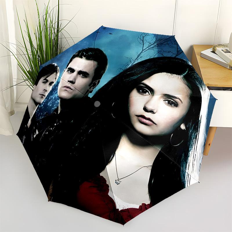 

Vampire Diaries, Moonlight Automatic Opening and Closing, 8 rib Structure Portable Umbrella, Suitable for Men and Women in All Seasons Perf