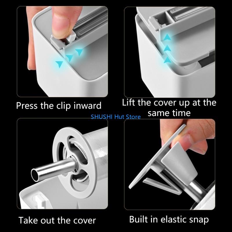 Plastic Wrap Dispenser Multifunction Keeping Household Accessory D57B
