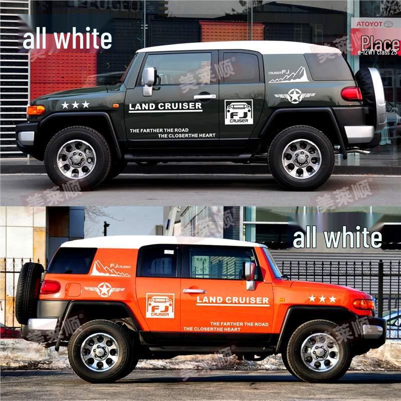 FJ Cruiser Terénní SUV Samolepka s pruhem barvy karoserie