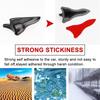 Alpha Racing Air Vortex Generator Shark Fin Set of 10 Spoiler, Roof Wing Pointed End Style
