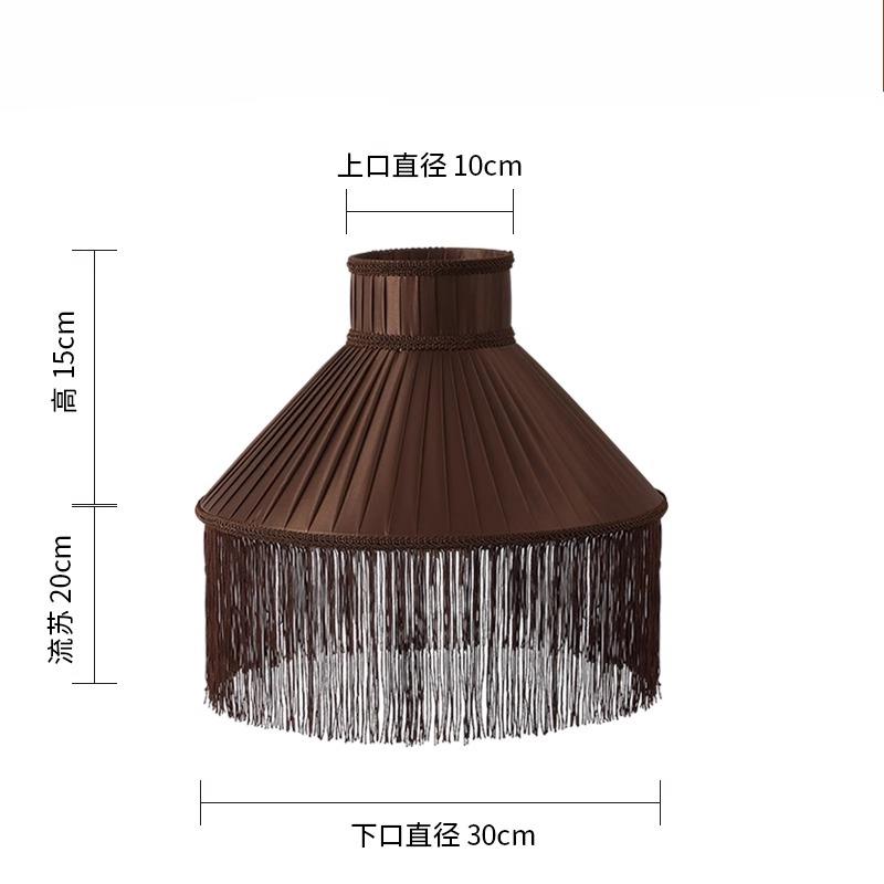 Lampshade E27 Minimalist Fabric Tassel Lamp Cover Dining Living Room Bedroom Table Lamp Shade Chandelier Floor Lamp Wall