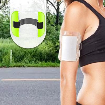Arm Badge Holder Armband IDCard Badge Holder With Black Adjustable Strap For Work Pass, Universal Size