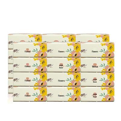 Qingfeng Blooming Flowers 4-Ply Soft Facial Tissue