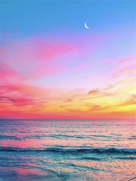 5D Diy Diamond Painting Mosaic Sunset Seaside Home Decor Full Square Round Embroidery Beach Landscape Wall Art