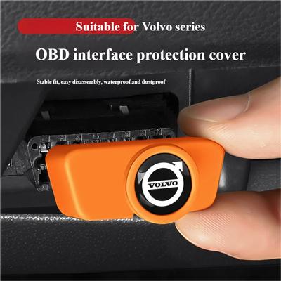 Charging Port OBD Waterproof Protection Cover For Volvo XC60 V50 S60 XC90 V60 V40 XC40 V70 S90 Olestar AWD S80 T6 V90 S60L