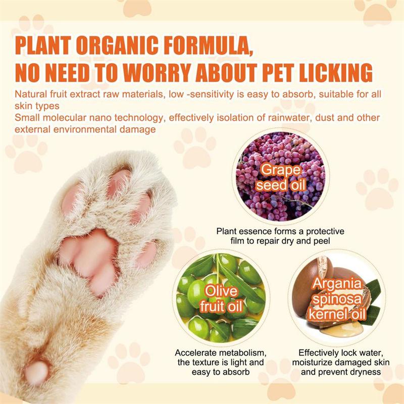 Dog Paw Balm Pet Paw Moisturizing Natural Cream Dog Cat Paw Wax Dry Paws & Nose Pet Paw Balm Puppy Paw Protectors Pet Supplies