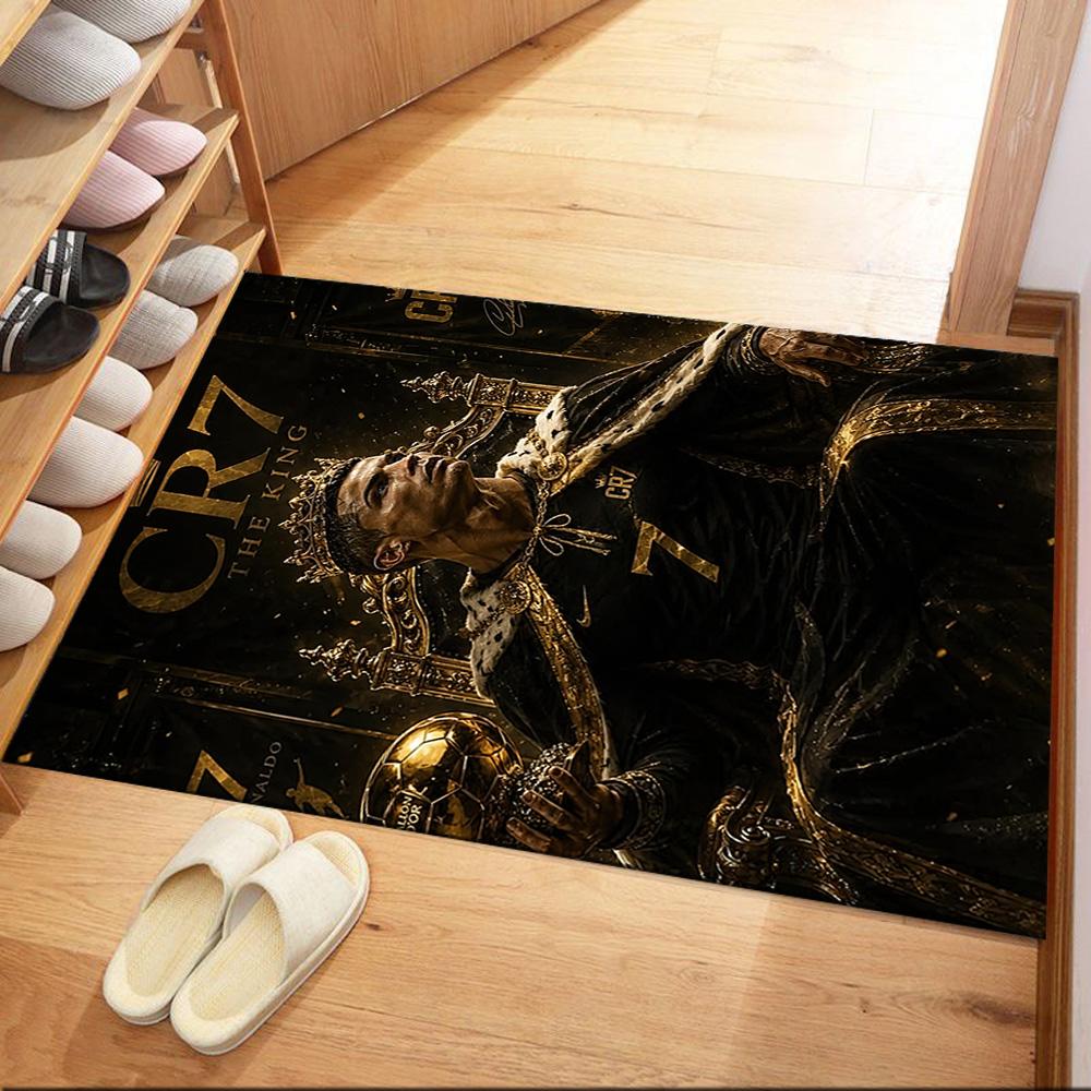 Cristiano Ronaldo Floor Mat Design For Kitchen Foyer Bedrooms Decorate Room Antislip Carpet Decorate Offices Gift For Festivals