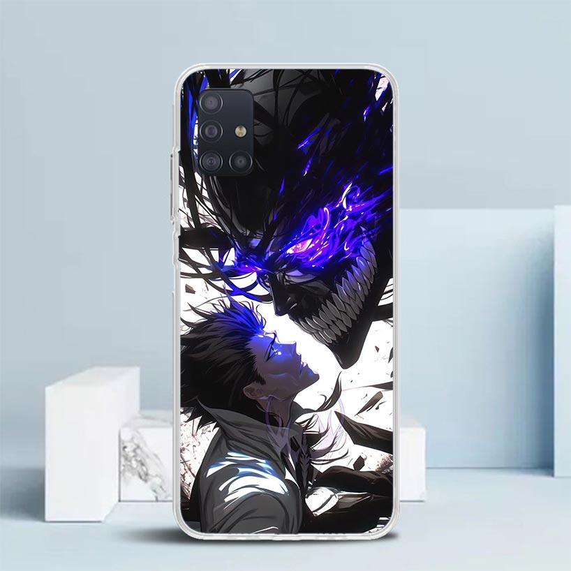 Aizen Sousuke Bleach Soft Cover for Samsung Galaxy A12 A22 A32 A52 A72 A02S Phone Case Note 20 Ultra 10 S10 Plus A51 A71 A50S A2