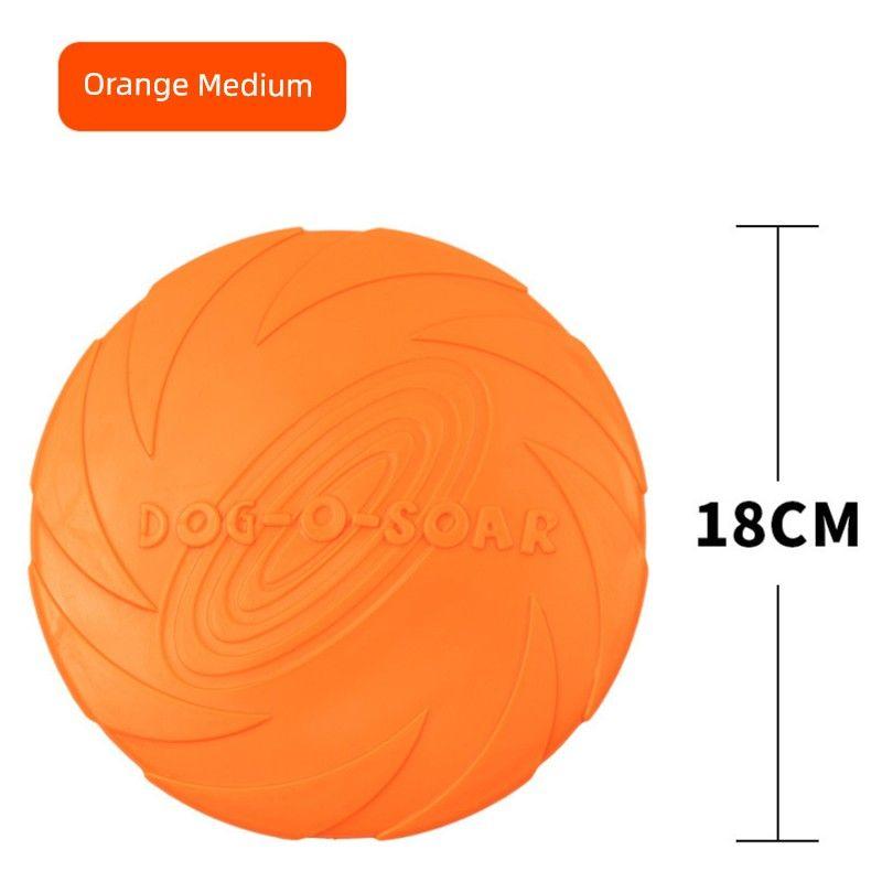 

Резиновый Бордер Колли Золотистый Ретривер Тренировка Товары для Питомцев Фрисби Orange Medium