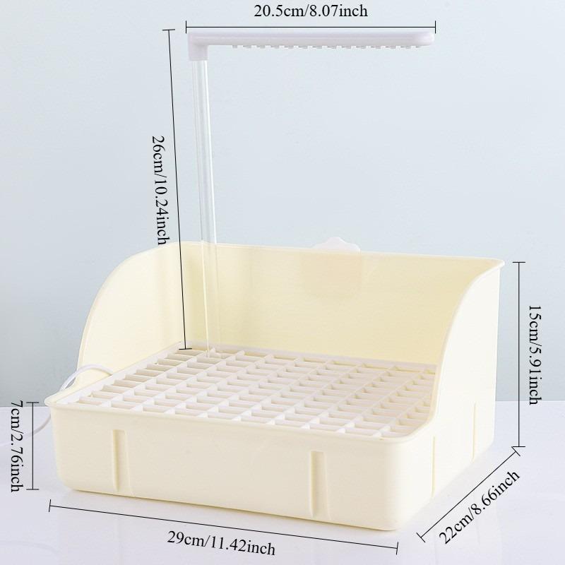 Ptačí elektrická koupací vanička dešťová vanička automatická cirkulující voda pro andulky pivoňkové korely a papoušky aratingy sluneční