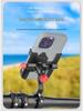 Aluminum Alloy Rotating Bicycle & Scooter Phone Holder - Adjustable Front & Rear Mount