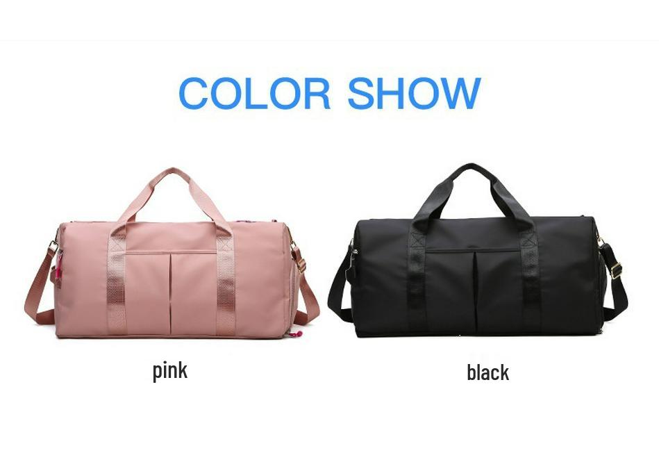 Women's Lightweight Multi-Functional Sports Bag with Shoe Compartment and Dry/Wet Separation